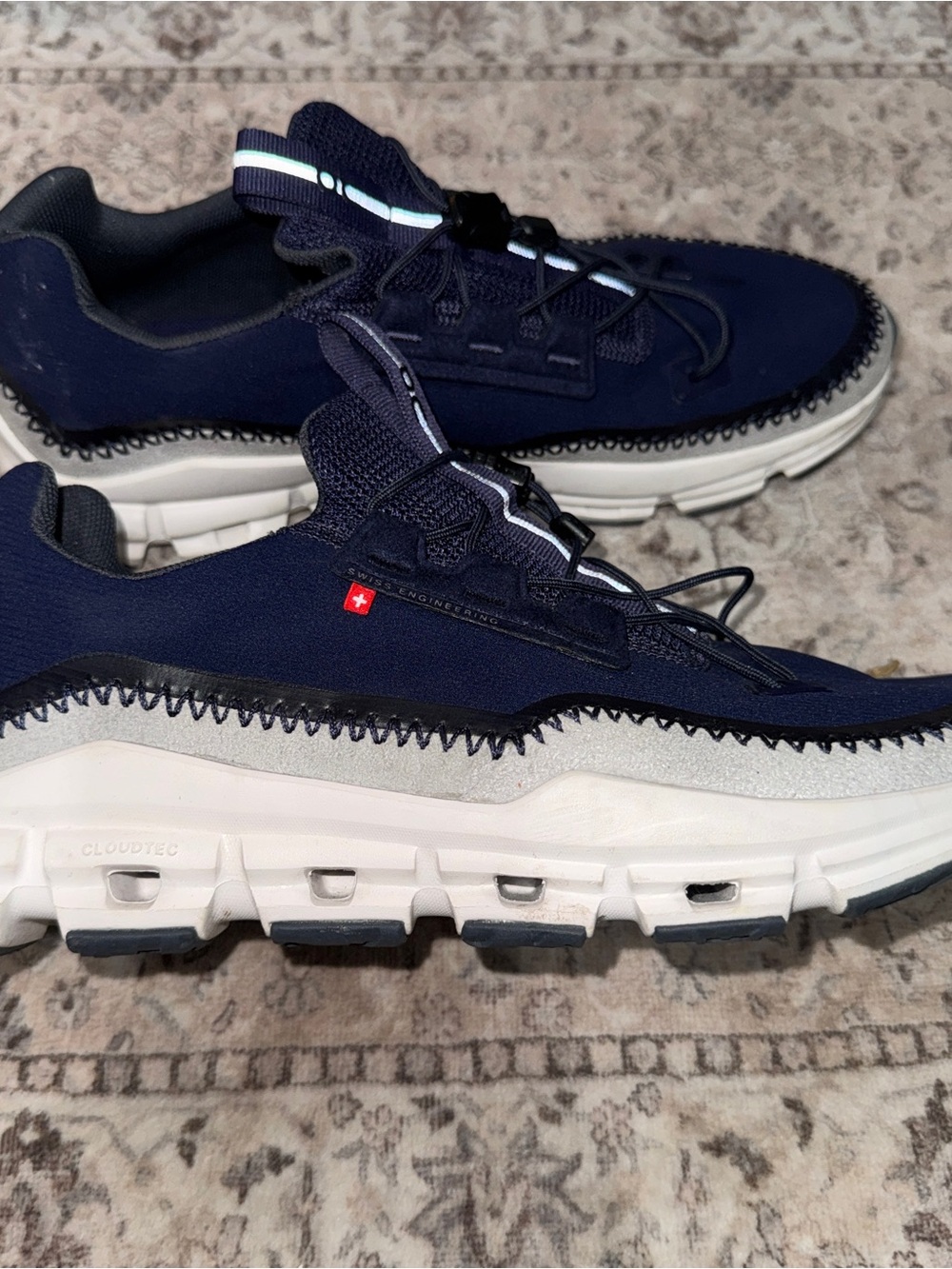On Cloudaway Men’s Running Shoes Size 8.5 Ink Navy Blue/White Slip On Sneakers